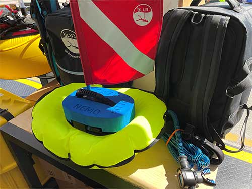 Nemo Hookah Dive System and Backpack