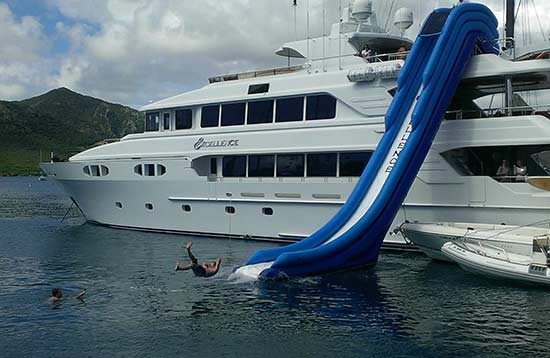 New Yacht Water Slide